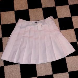 NWT White American Apparel Gabardine Tennis Skirt Size M